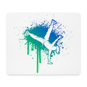 Hip-Hop-Tanz Geschenkidee für die Hip-Hop-Tänzerin - Mousepad (Querformat) - Weiß - Vorne