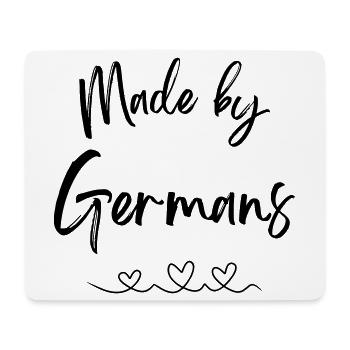 Fabriqué par des Allemands - Tapis de souris (format paysage) - blanc - Devant