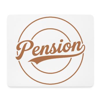Pension nicht mehr zuständig Pensionär - Mousepad (Querformat) - Weiß - Vorne