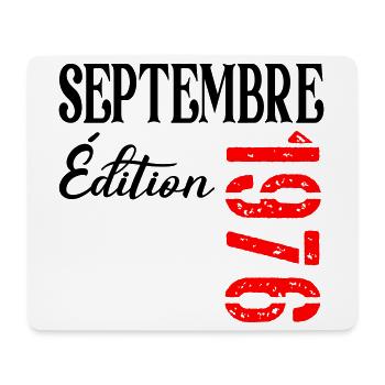 France 50e Anniversaire Septembre 1976 - Tapis de souris (format paysage) - blanc - Devant