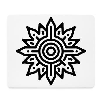 Aztec sun - Mouse Pad (horizontal) - white - Front