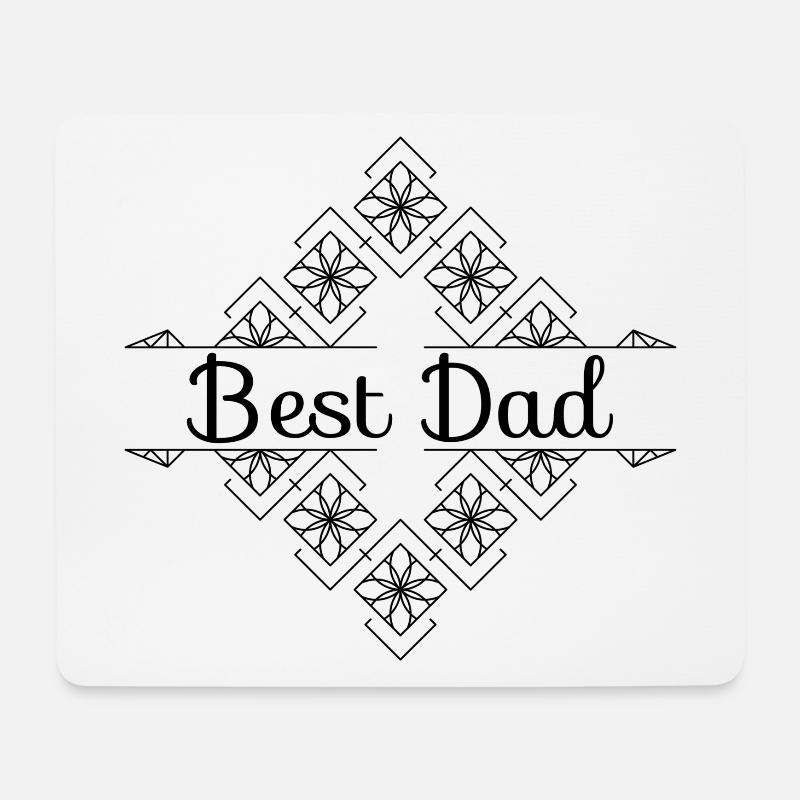 Best Dad - Mousepad (Querformat) - Weiß