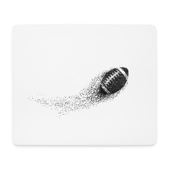 football - Tapis de souris (format paysage) - blanc - Devant