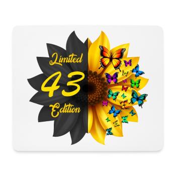 Édition limitée 43 Anniversaire Tournesol - Tapis de souris (format paysage) - blanc - Devant