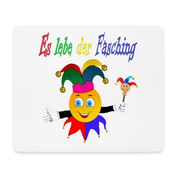 Fasching Design - Mousepad (Querformat) - Weiß - Vorne