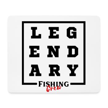 Legendary Fishing Crew - Mousepad (Querformat) - Weiß - Vorne