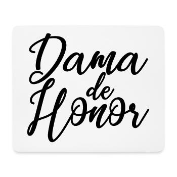 Dama de Honor Bridesmaid Team Bride Wedding Gift - Mouse Pad (horizontal) - white - Front