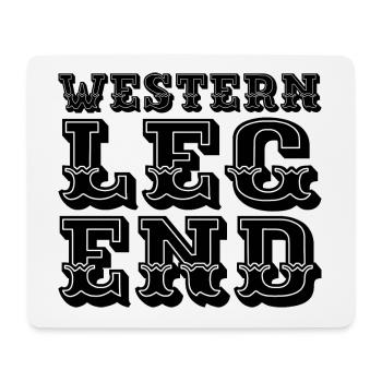 Western Legend - Mouse Pad (horizontal) - white - Front