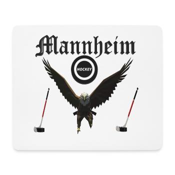 Mannheim Fan Design - Mousepad (Querformat) - Weiß - Vorne