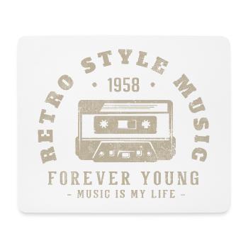 Retro 1958 Geburtstagsgeschenk 1958 Jahrgang 1958 - Mousepad (Querformat) - Weiß - Vorne