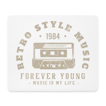 Retro 1984 Geburtstagsgeschenk 1984 Jahrgang 1984 - Mousepad (Querformat) - Weiß - Vorne