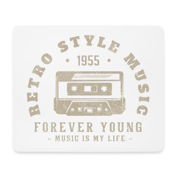 Retro 1955 Geburtstagsgeschenk 1955 Jahrgang 1955 - Mousepad (Querformat) - Weiß - Vorne