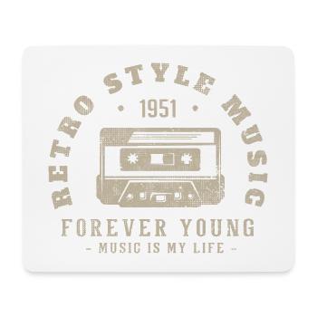 Retro 1951 Geburtstagsgeschenk 1951 Jahrgang 1951 - Mousepad (Querformat) - Weiß - Vorne