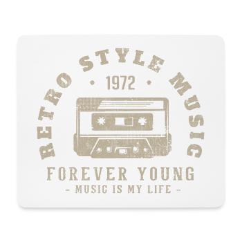 Retro 1972 Geburtstagsgeschenk 1972 Jahrgang 1972 - Mousepad (Querformat) - Weiß - Vorne