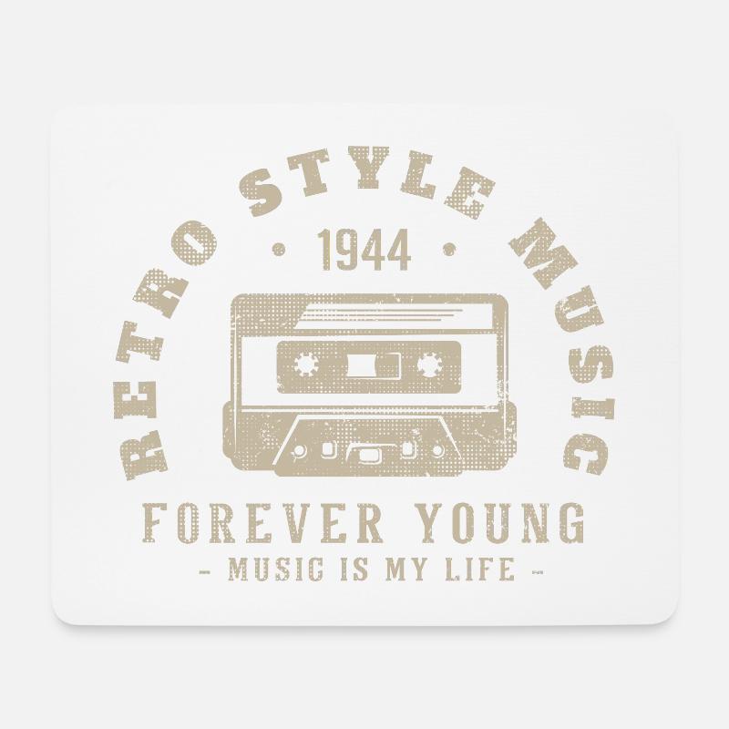 Retro 1944 Geburtstagsgeschenk 1944 Jahrgang 1944 - Mousepad (Querformat) - Weiß