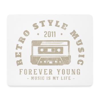 Retro 2011 Birthday Gift 2011 Vintage 2011 - Mouse Pad (horizontal) - white - Front