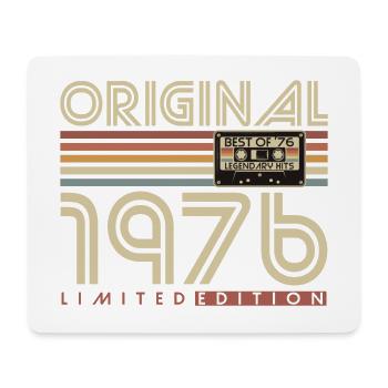 Original 1976 Jahrgang Vintage Geburtstag Retro - Mousepad (Querformat) - Weiß - Vorne