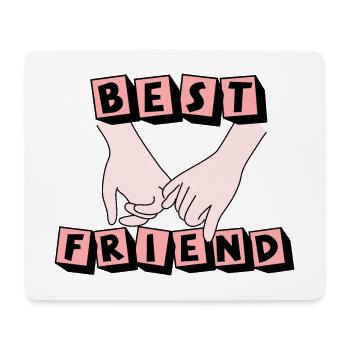 Best Friends - Mousepad (Querformat) - Weiß - Vorne