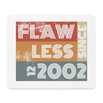 22nd Birthday Flawless since 12/2002 - Mouse Pad (horizontal) - white - Front