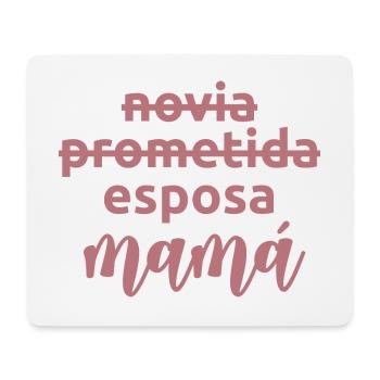 Esposa Mama Married Women Funny Pregnancy Gift - Mouse Pad (horizontal) - white - Front