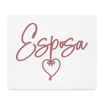Esposa Cute Wife To Be Bride Couple Wedding Gift - Mouse Pad (horizontal) - white - Front