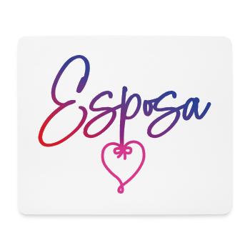 Esposa Cute Wife To Be Bride Couple Wedding Gift - Mouse Pad (horizontal) - white - Front