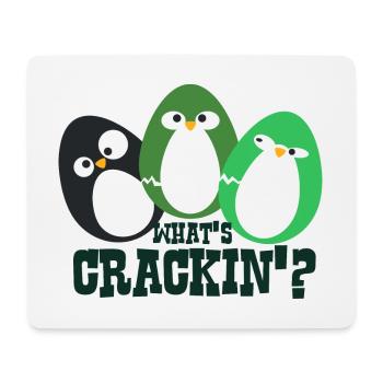 Penguin eggs! - Mouse Pad (horizontal) - white - Front