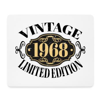 Vintage 1968 - 54 Years Old, 54th Birthday Gift - Mouse Pad (horizontal) - white - Front