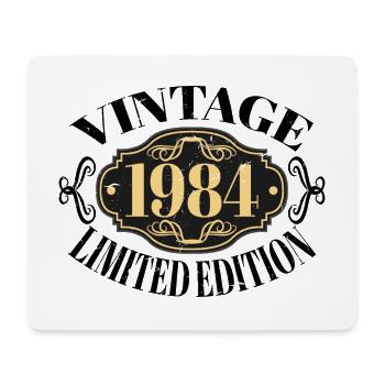 Vintage 1984 40e anniversaire hommes femmes 40 ans - Tapis de souris (format paysage) - blanc - Devant