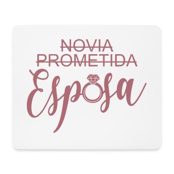 Novia Prometida Esposa Bridal Shower Wedding Gift - Mouse Pad (horizontal) - white - Front