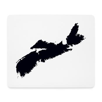 Karte von Nova Scotia - Mousepad (Querformat) - Weiß - Vorne
