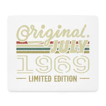 Juli 1969 Original 1969 Geburtstagsgeschenk - Mousepad (Querformat) - Weiß - Vorne