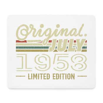 Juillet 1958 Original Cadeau Anniversaire 1958 - Tapis de souris (format paysage) - blanc - Devant