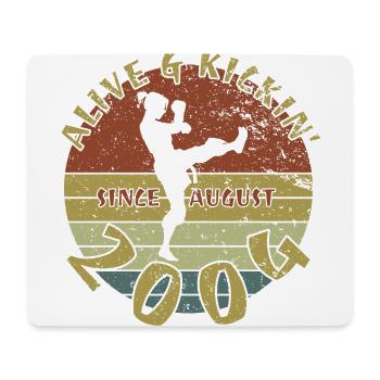 20. Geburtstag Alive and kickin since 08/2004 - Mouse Pad (horizontal) - white - Front