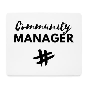 Community manager Social-Media-Manager-Geschenkidee - Mousepad (Querformat) - Weiß - Vorne