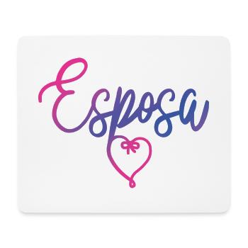 Esposa Cute Wife To Be Bride Couple Wedding Gift - Mouse Pad (horizontal) - white - Front