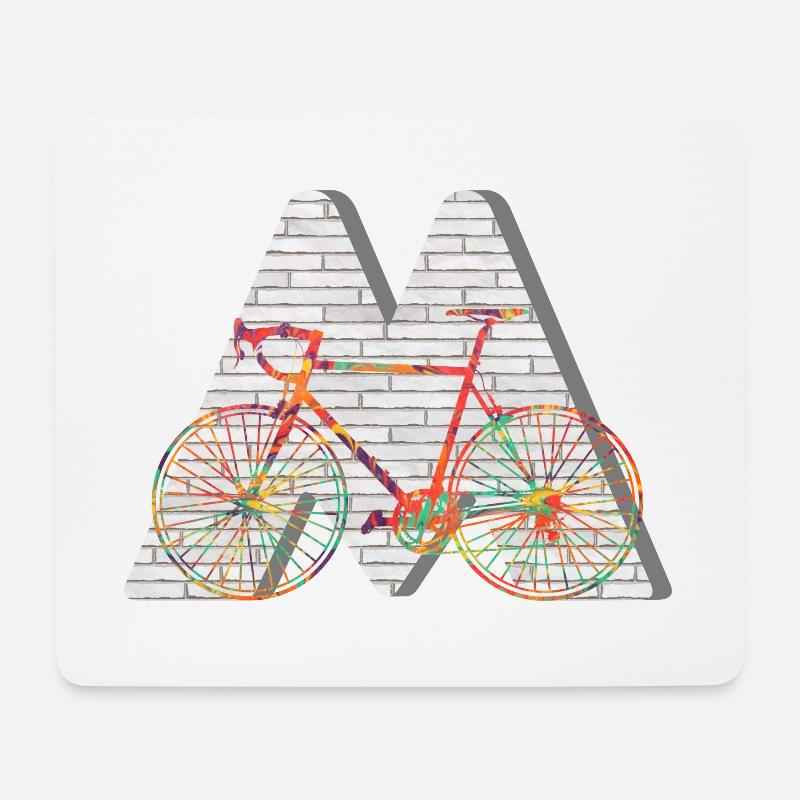 fahrrad e 249 m - Mousepad (Querformat) - Weiß