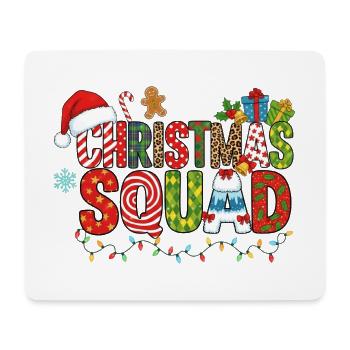 Escouade de Noël - Tapis de souris (format paysage) - blanc - Devant