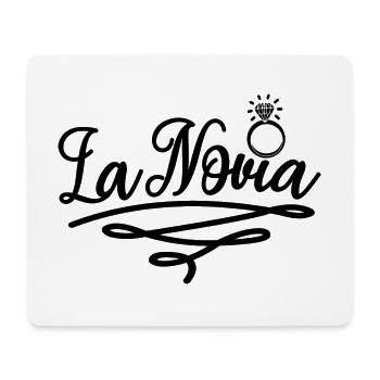 La Novia Girlfriend Engagement Wedding Gift - Mouse Pad (horizontal) - white - Front
