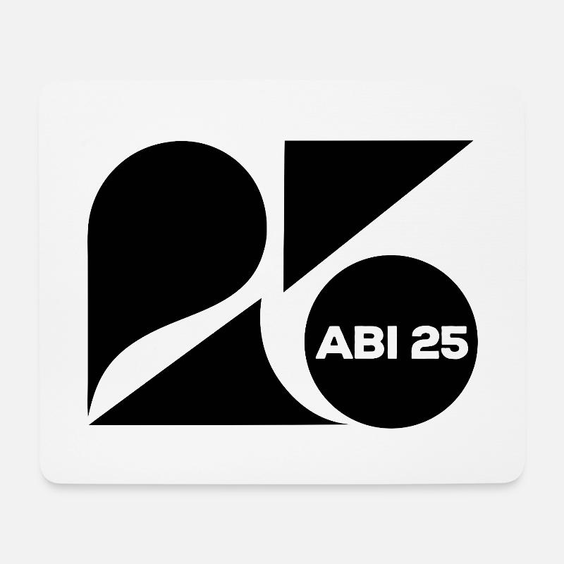 Abi 25 - Abitur 2025 - Spruch - Mousepad (Querformat) - Weiß
