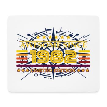 Awesome since 1982 Limited Edition - Mousepad (Querformat) - Weiß - Vorne