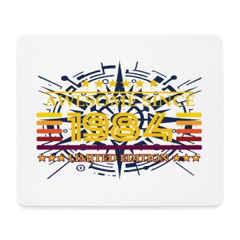 Awesome since 1984 Limited Edition - Mouse Pad (horizontal) - white - Front