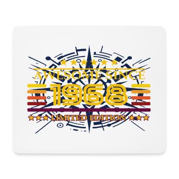 Awesome since 1968 Limited Edition - Mousepad (Querformat) - Weiß - Vorne