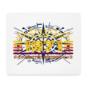 Awesome since 1971 Limited Edition - Mousepad (Querformat) - Weiß - Vorne