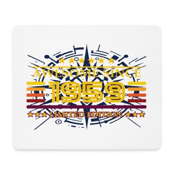 Awesome since 1959 Limited Edition - Mousepad (Querformat) - Weiß - Vorne