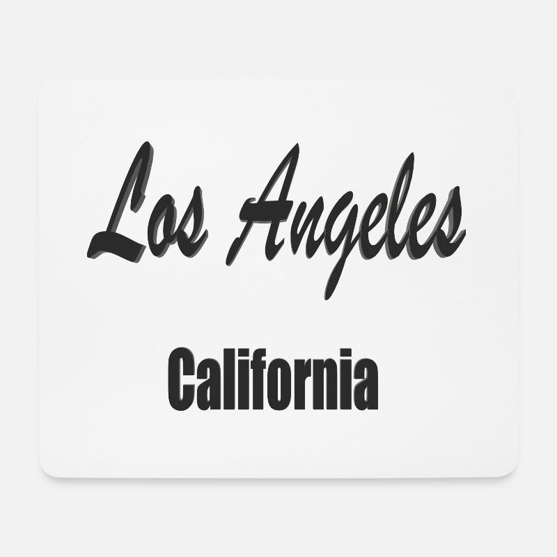 Los Angeles California - Mouse Pad (horizontal) - white