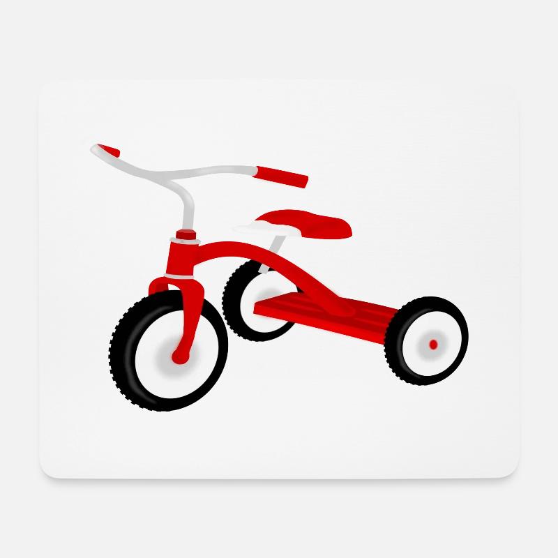 Kiddy bike. - Mouse Pad (horizontal) - white