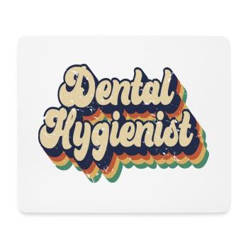 Rétro Hygiéniste dentaire Est. 2023 Dentiste diplômé - Tapis de souris (format paysage) - blanc - Devant
