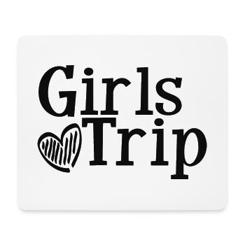 Girl’s Trip Women Squad Mignonne Fête du week-end de la fille - Tapis de souris (format paysage) - blanc - Devant