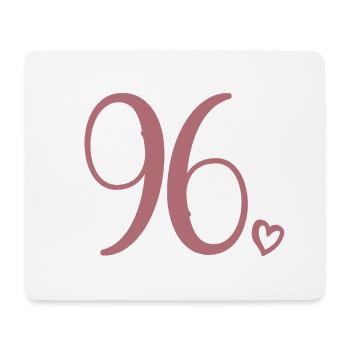 Süße Nummer 96, 96 Jahre alt, Geschenk zum 96. Geburtstag - Mousepad (Querformat) - Weiß - Vorne